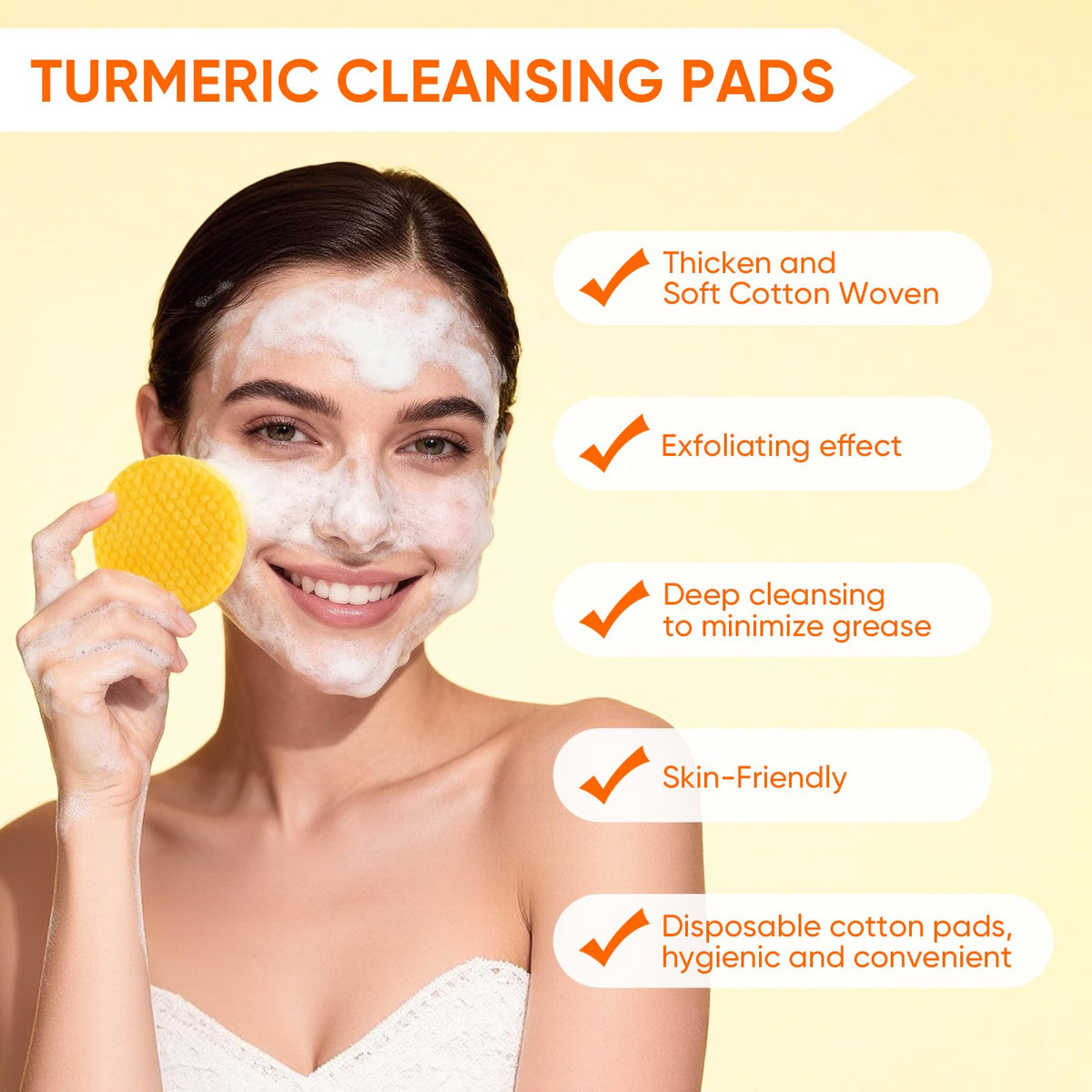 GPP turmeric soap next to coin for size and scale, aiding purchase decision benefit