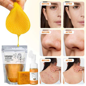 GPP turmeric face wash pump closeup highlighting brush detail for gentle exfoliation benefit