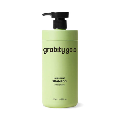 grab!ty front packaging showing bottle and benefits for instant volume