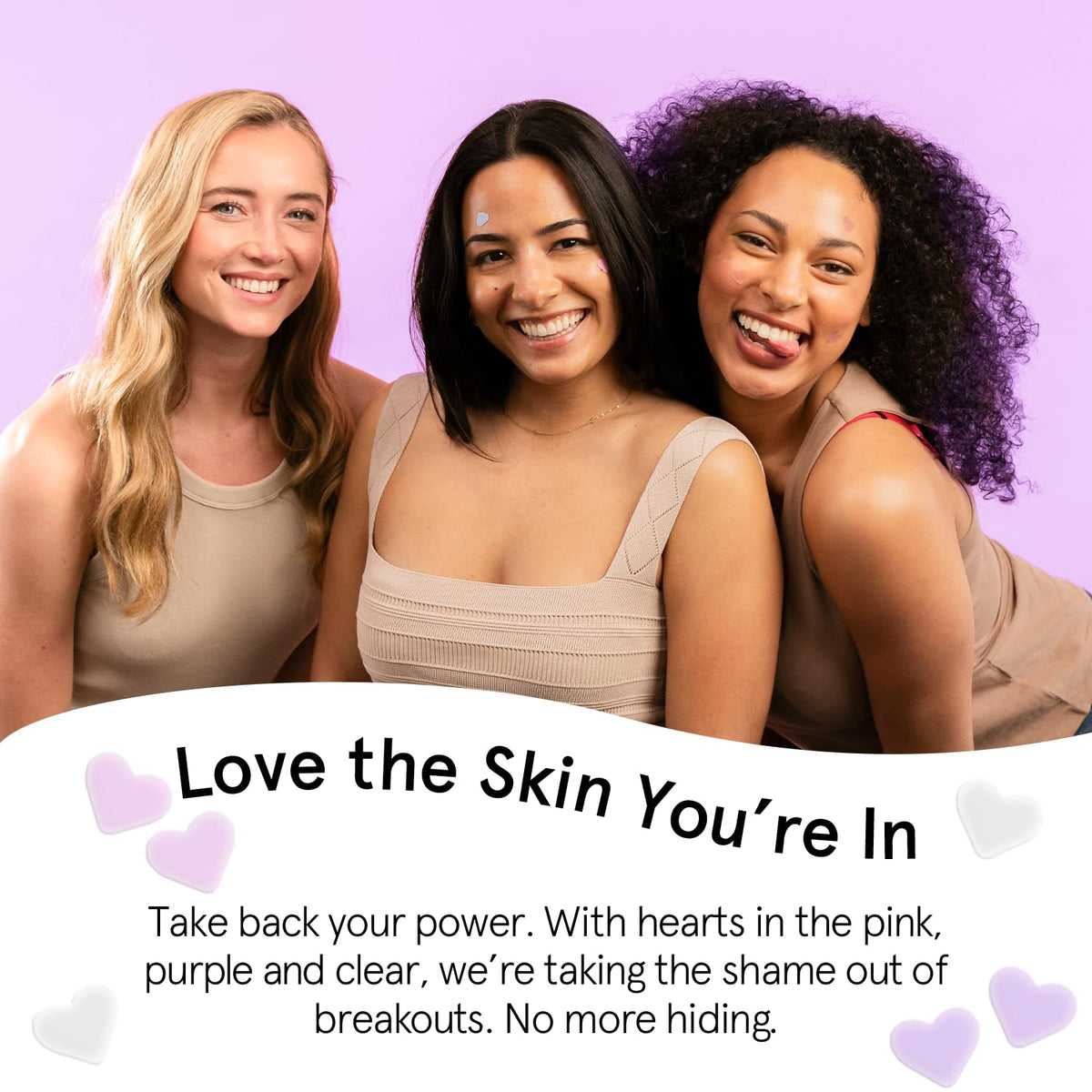 grace & stella highlighting salicylic and tea tree ingredients, exfoliating support