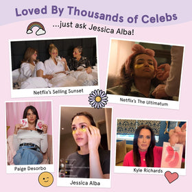 grace & stella open jar with stacked patches visible for convenience and quantity clarity