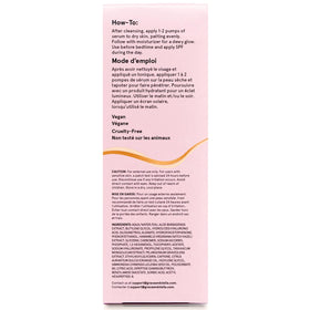 grace & stella applying serum to face in morning routine showing quick absorption benefit