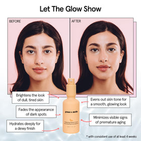 grace & stella clear serum texture on hand showing lightweight hydration benefit
