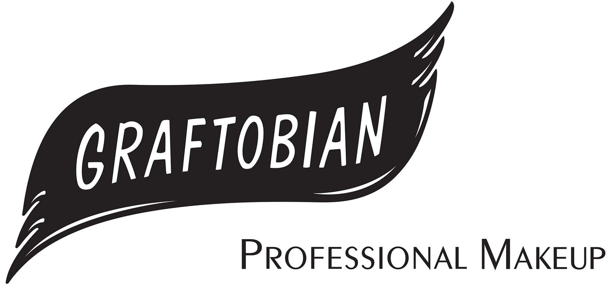 Graftobian professional workstation with palette used on a makeup client