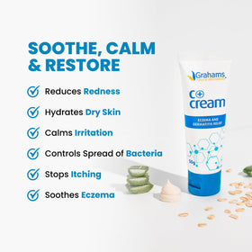 Grahams Natural ingredients flatlay with Manuka honey and calendula for natural support