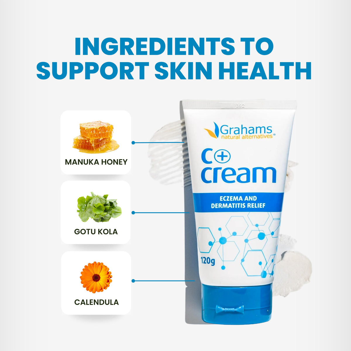 Grahams Natural tube cap and nozzle detail for easy dispensing