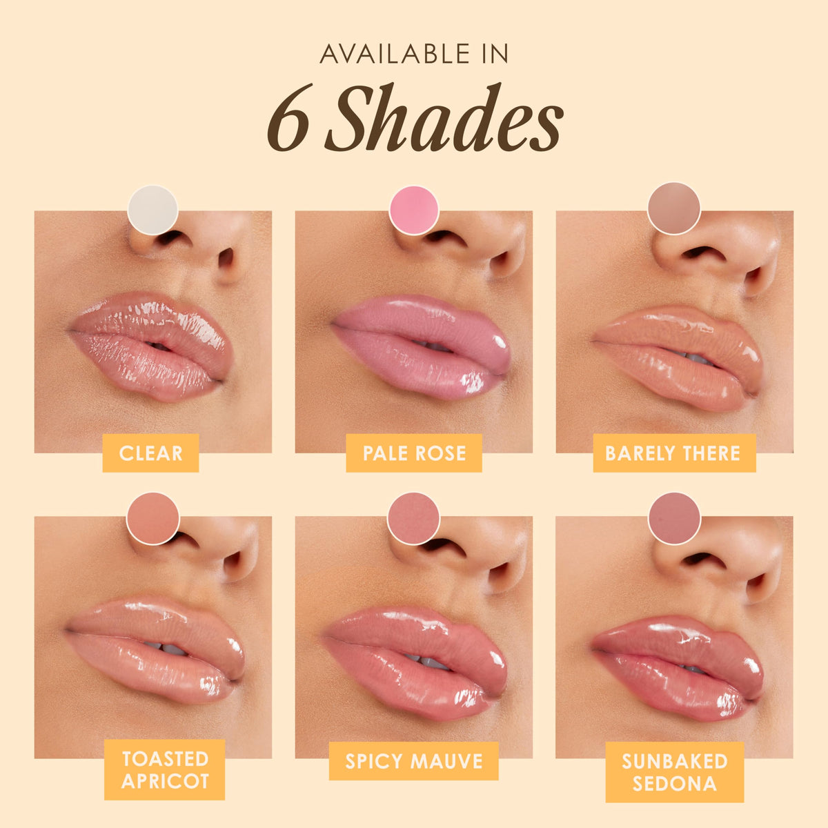 Grande Cosmetics GrandeLIPS in hand during application showing instant visible shine