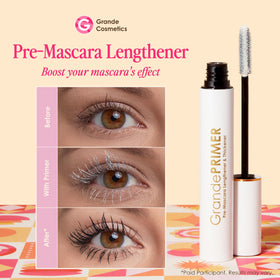 Grande Cosmetics GrandePRIMER molded brush detail for precise lash separation