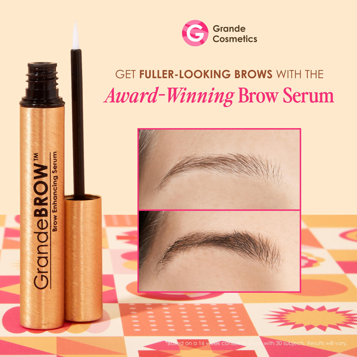 Grande Cosmetics minis staged in a makeup bag illustrating portability and on-the-go use