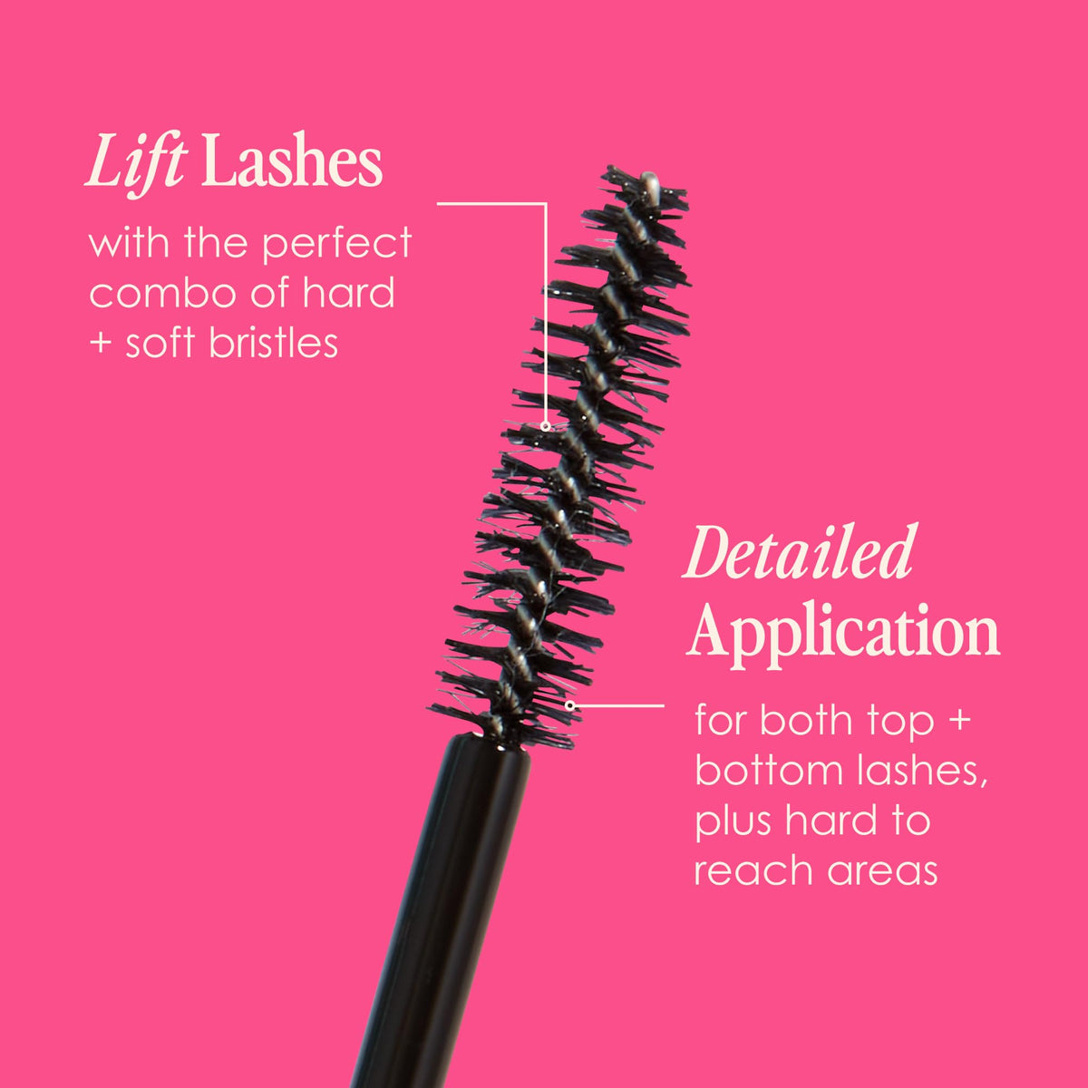 Grande Cosmetics tube next to a ruler, indicates 0.20 oz size for travel-friendly benefit