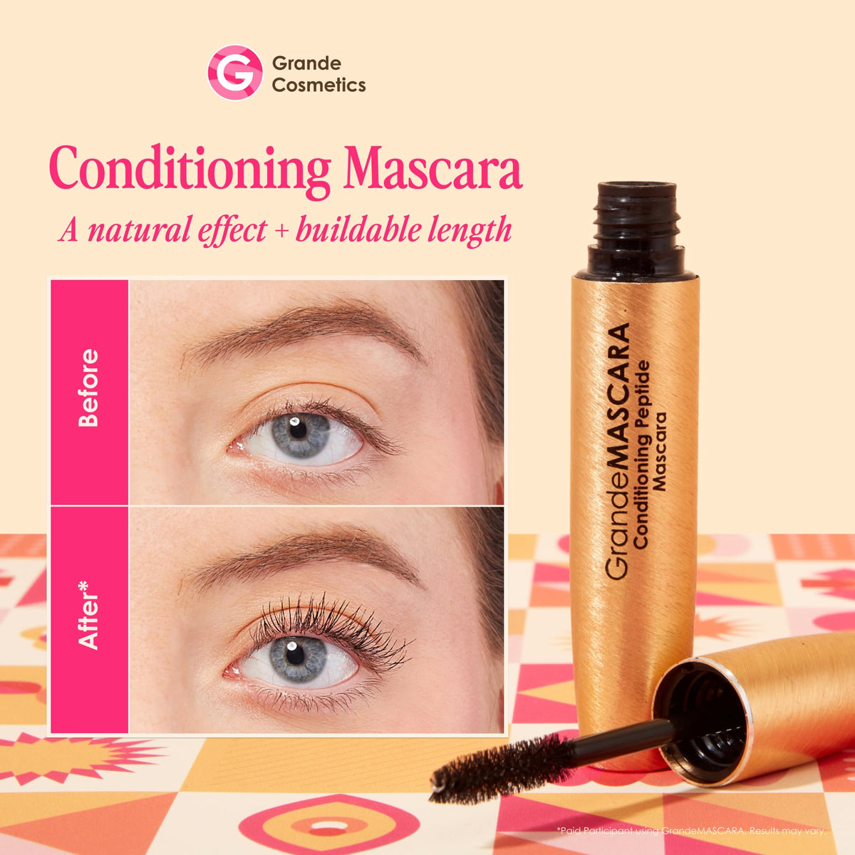 GrandeLASH-MD applicator tip demonstrating precise nightly application