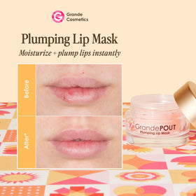 Grande Cosmetics GrandePOUT close-up texture shot highlighting hydrating sheen