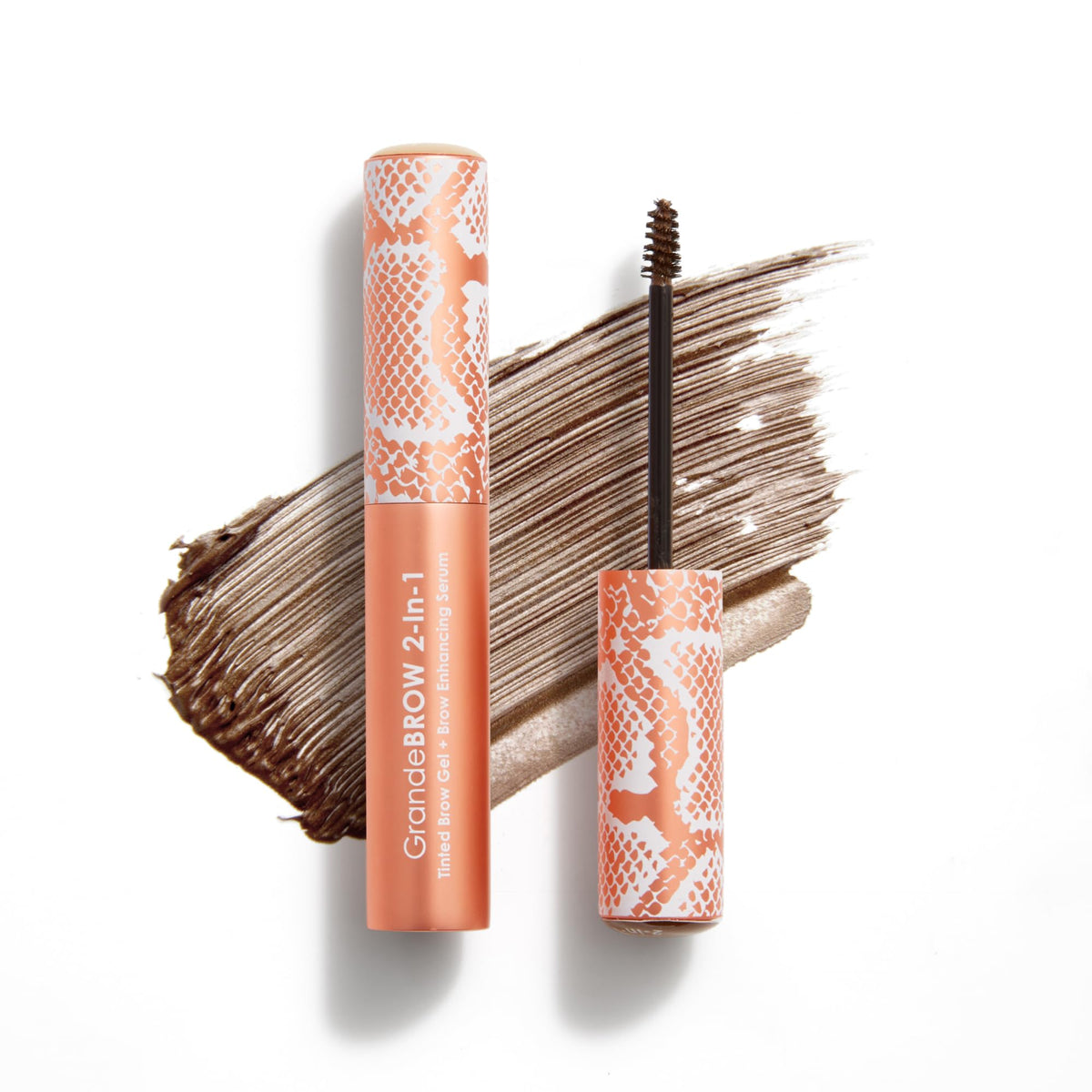 Grande Cosmetics front packaging showing medium shade and travel benefits