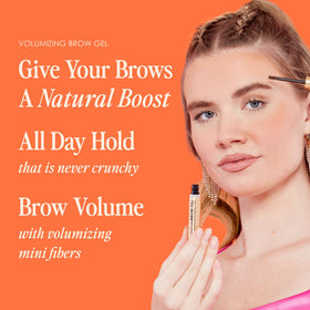 Grande Cosmetics gel texture with visible mini fibers for fuller brows