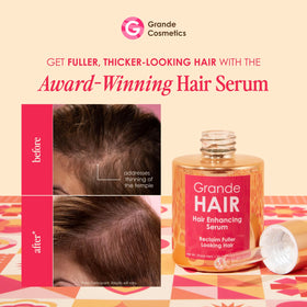 Grande Cosmetics GrandeHAIR dropper delivering serum for precise application