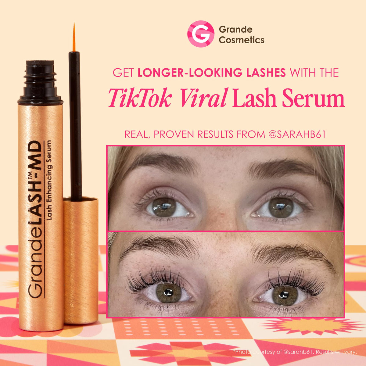Grande Cosmetics applicator close-up demonstrating precise application
