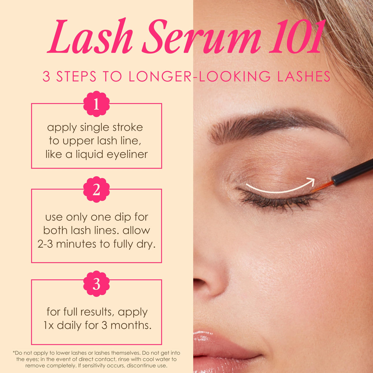 Grande Cosmetics grandelash-md before and after lashes, visible length and thickness improvement