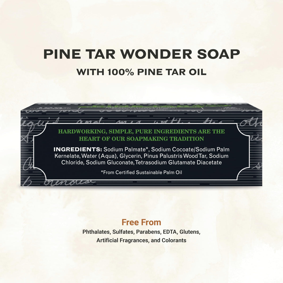 Grandpa Soap Company close-up of bar texture highlighting gentle exfoliation benefit