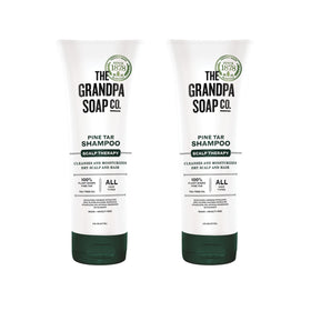 Grandpa Soap Company front packaging showing product benefits and natural branding