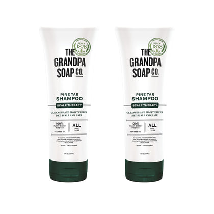 Grandpa Soap Company front packaging showing product benefits and natural branding