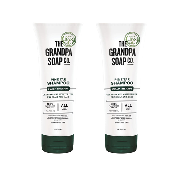 Grandpa Soap Company front packaging showing product benefits and natural branding