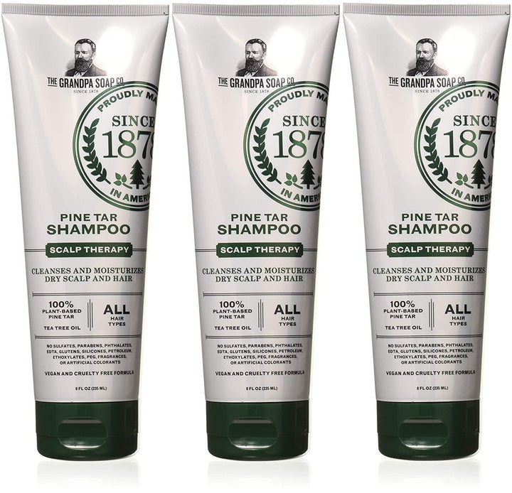 Grandpa's front packaging showing bottle and label, clear product benefit