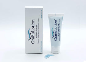 GranuLotion nozzle close-up showing precise dispensing and controlled application benefit