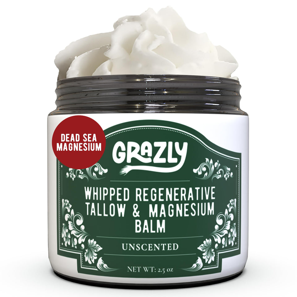 Grazly front jar showing clean packaging and unscented balm benefit