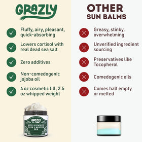 Grazly label close-up showing ingredient transparency and sourcing details benefit