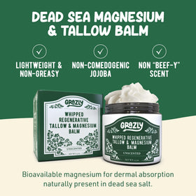 Grazly open jar with balm on finger applying for immediate hydration benefit