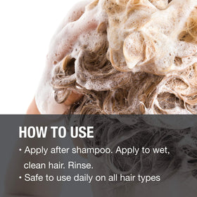 GREAT CLIPS before and after image showing reduced frizz and smoother hair