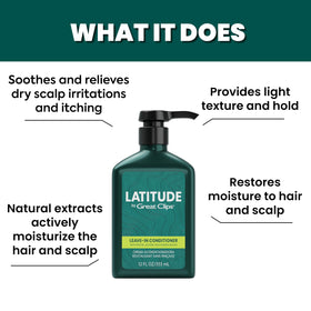 GREAT CLIPS LATITUDE applying product to hand showing controlled dispensing benefit