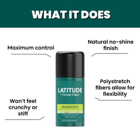 GREAT CLIPS paste on hands demonstrating spreadability and control