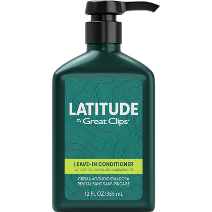 GREAT CLIPS LATITUDE front bottle view showing clean design and easy-use benefit