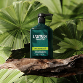 GREAT CLIPS LATITUDE on bathroom counter styled for quick grooming benefit
