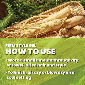 GREAT CLIPS styled hair slicked back to display firm hold and high shine