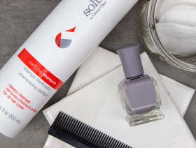 GREAT CLIPS bottle side profile highlighting the 10 fl oz size advantage