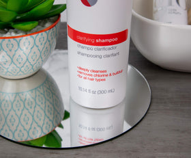 GREAT CLIPS shampoo pouring to show clear texture for easy rinsing