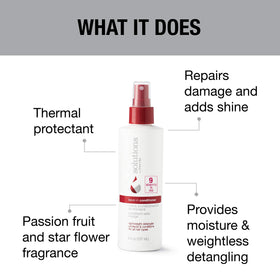 GREAT CLIPS mist on hair texture demonstrating lightweight hydration benefit