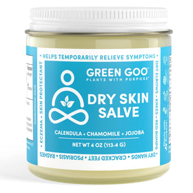Green Goo front jar showing product and brand for easy identification and trust
