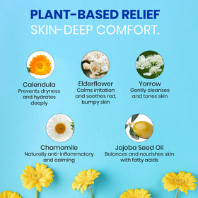 Green Goo product label close-up highlighting plant-based ingredient benefits