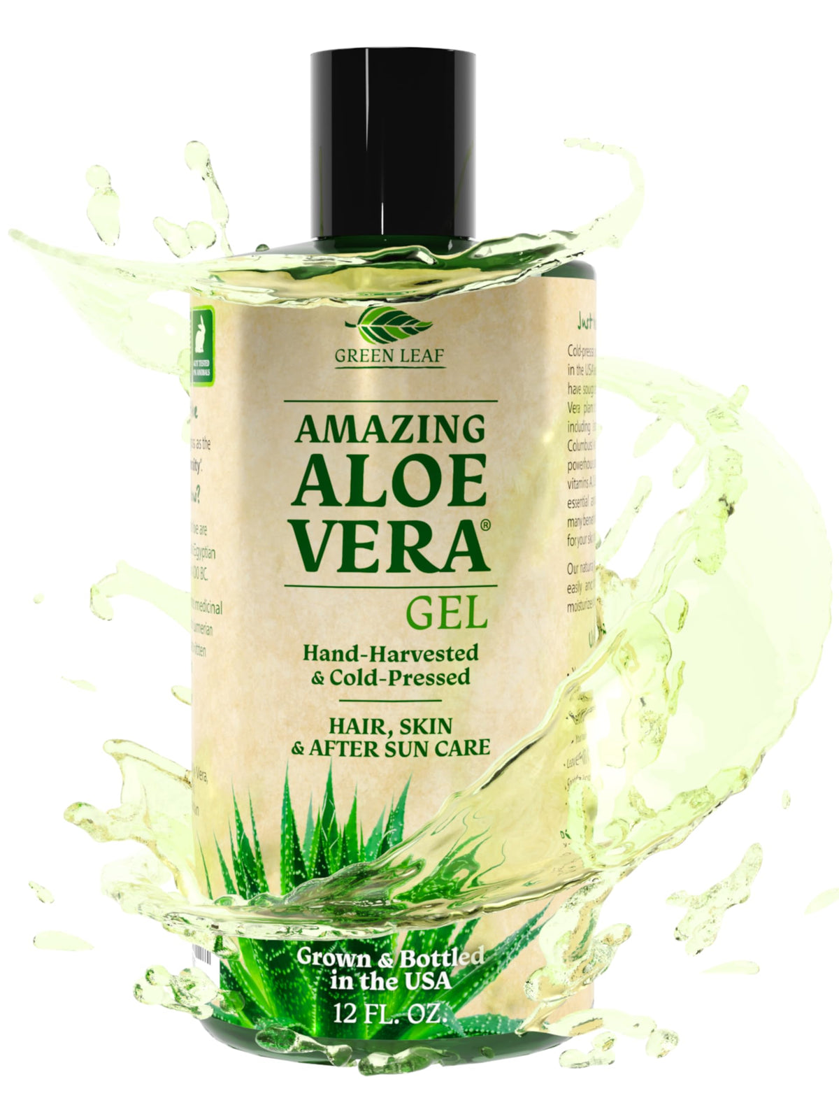 Green Leaf Naturals front packaging showing product and label for easy identification