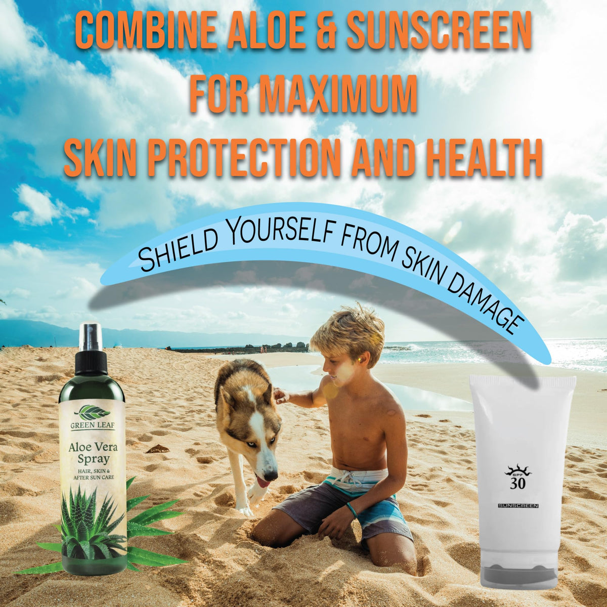 Green Leaf Naturals on bathroom counter as everyday skincare essential