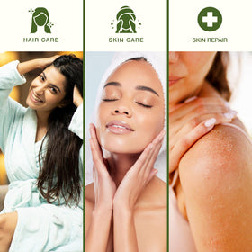 Green Leaf Naturals used on sunburned skin to cool and comfort