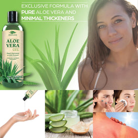 Green Leaf Naturals using gel on hair for scalp hydration and manageability