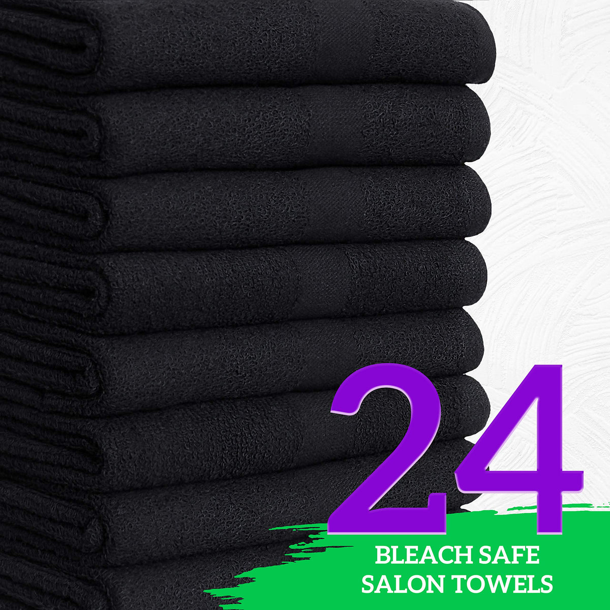 GREEN LIFESTYLE close-up of cotton loops shows soft texture and superior absorbency