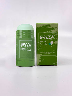 Green Mask Stick three-pack flatlay ideal for travel and daily use