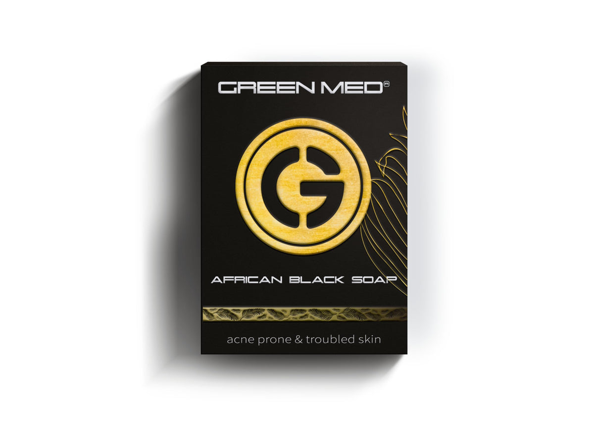 Green Med front packaging showing acne-focused cleansing benefits