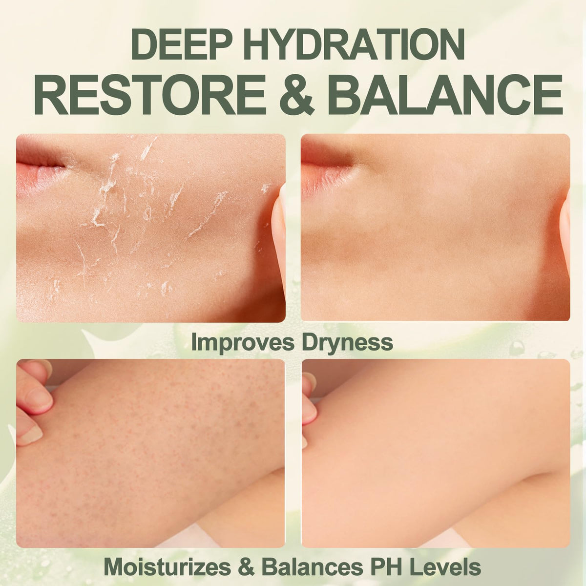 GreenBliss applying lotion on hand to demonstrate quick absorption and softness