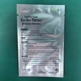 GreenLife in-use salon application with pads holding lower lashes for precision